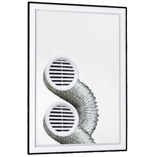Fenêtre d’évacuation d’air pour armoire de culture